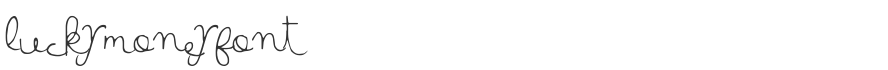 Lucky Money Font
