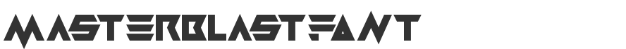 Masterblast Font