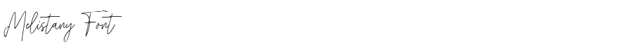 Melistany Font