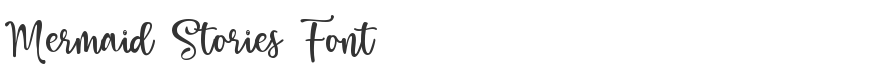 Mermaid Stories Font