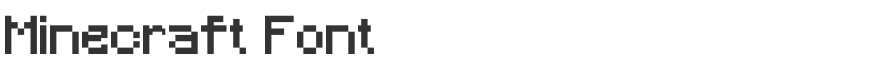 Minecraft Font
