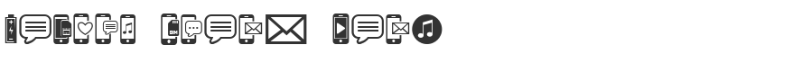 Mobile Icons Font