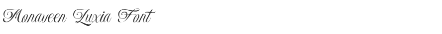 Monaveen Luxia Font