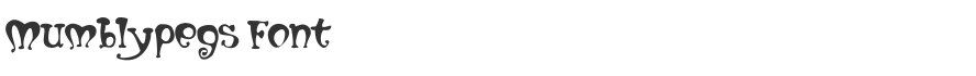 Mumblypegs Font
