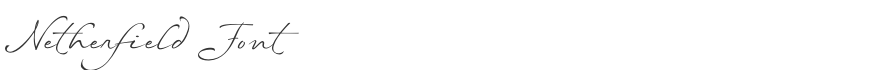 Netherfield Font