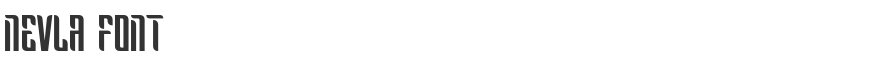 Nevla Font