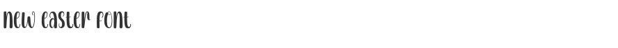 New Easter Font