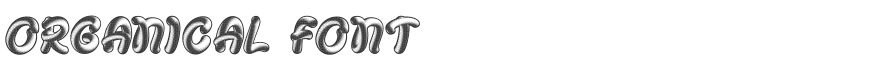 Organical Font