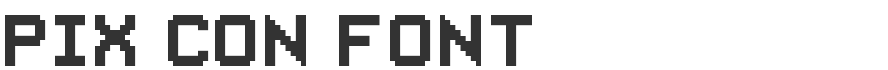 Pix Con Font