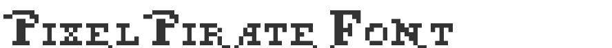 Pixel Pirate Font