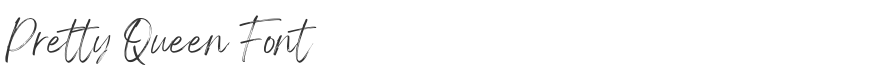 Pretty Queen Font