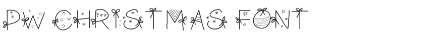 PW Christmas Font