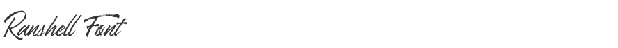 Ranshell Font