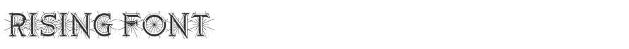 Rising Font