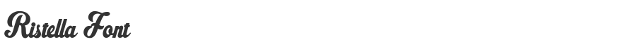 Ristella Font
