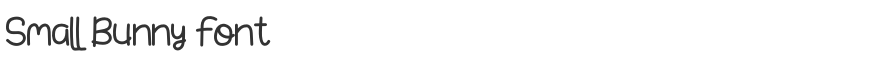 Small Bunny Font