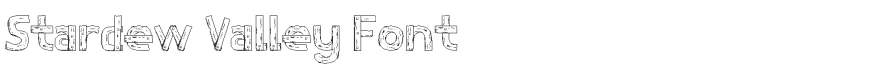 Stardew Valley Font