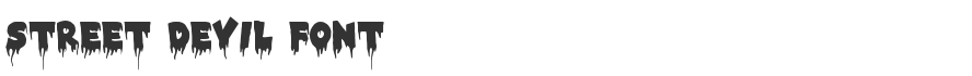 Street Devil Font