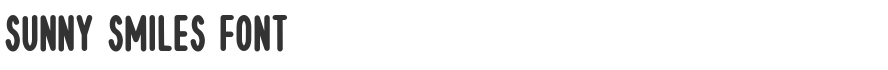 Sunny Smiles Font
