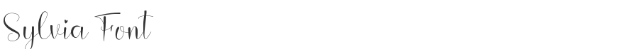 Sylvia Font