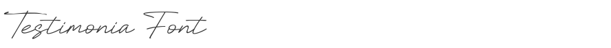 Testimonia Font