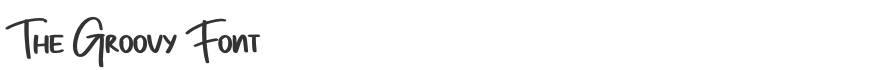 The Groovy Font