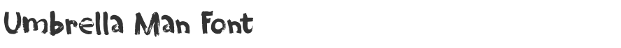Umbrella Man Font