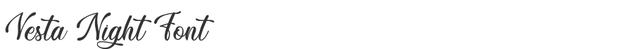 Vesta Night Font