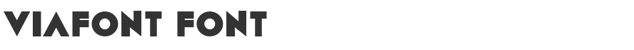Viafont Font
