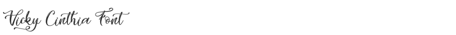 Vicky Cinthia Font