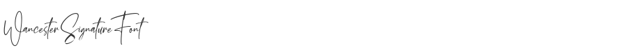 Wancester Signature Font