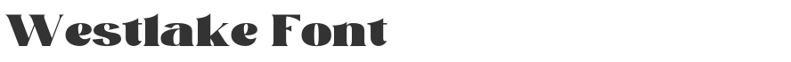 Westlake Font