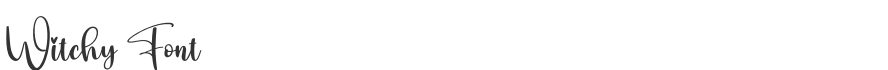 Witchy Font