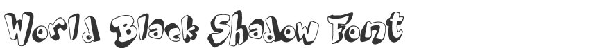 World Black Shadow Font