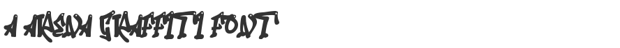 A Arena Graffiti Font