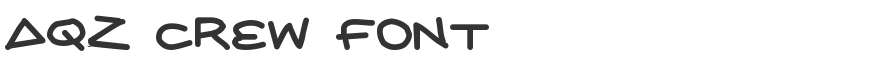 AQZ Crew Font