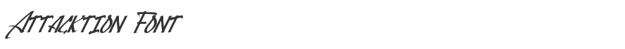 Attacktion Font