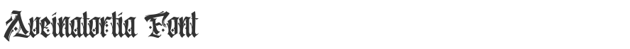 Aveinatortia Font