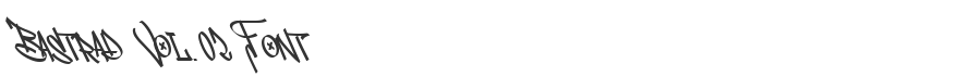 Bastrad Vol.02 Font