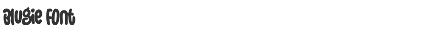 Blugie Font