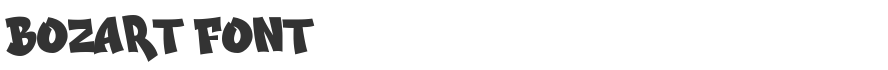 Bozart Font