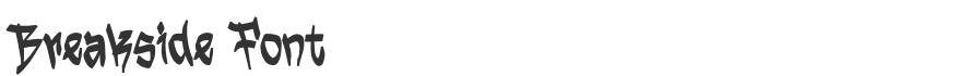 Breakside Font
