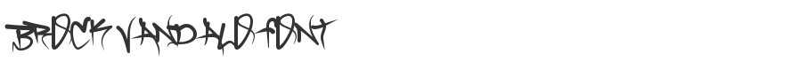 Brock Vandalo Font