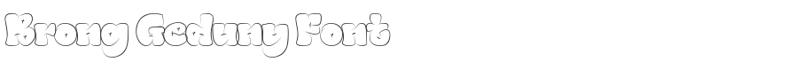 Brong Geduny Font