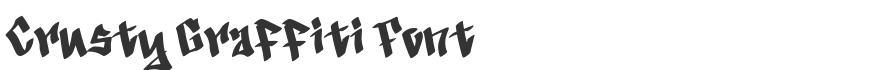 Crusty Graffiti Font