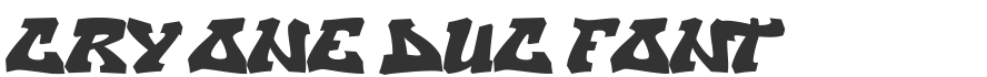 Cry One Duc Font