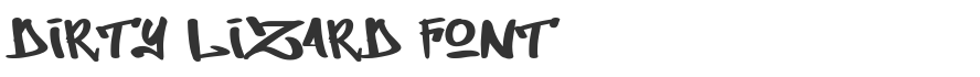 Dirty lizard Font