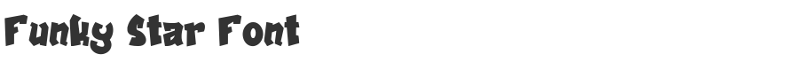 Funky Star Font