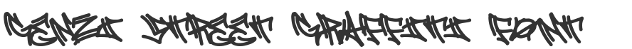 Genzi Street Graffiti Font