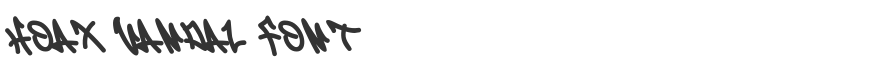 Hoax Vandal Font